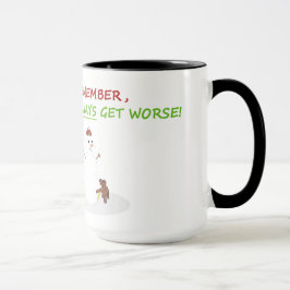 Snowman-lustige WeihnachtsTasse Tasse