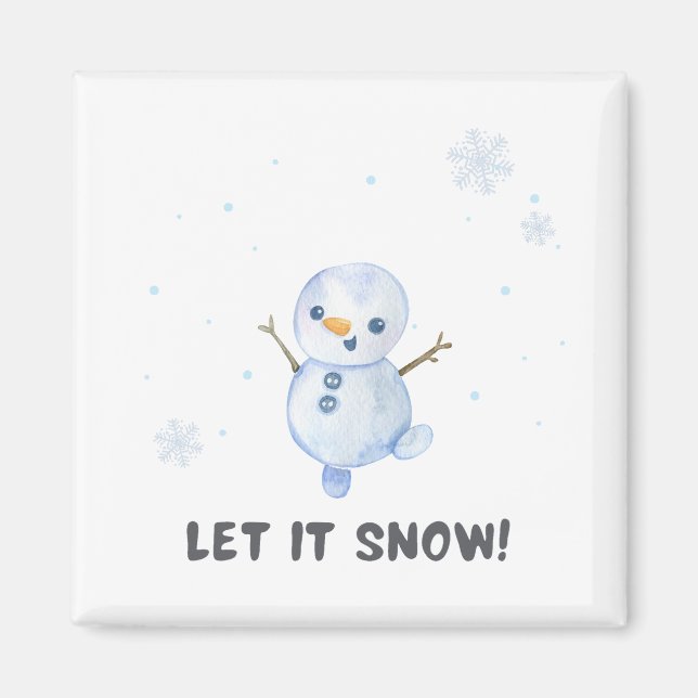 Snowman Magnet (Vorne)