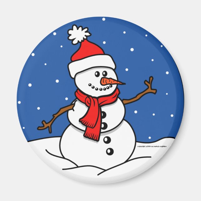 Snowman Magnet (Vorne)