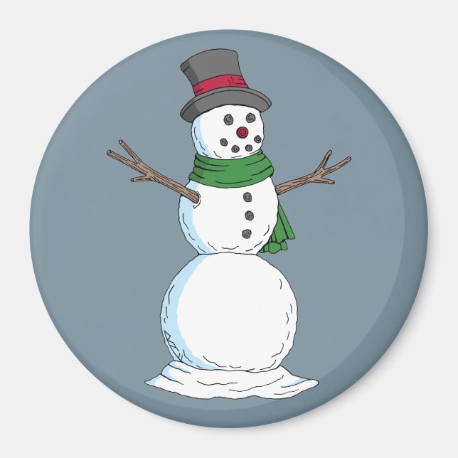 Snowman Magnet (Vorne)