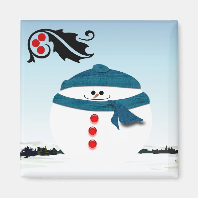 Snowman Magnet (Vorne)