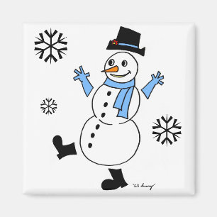 Snowman Magnet