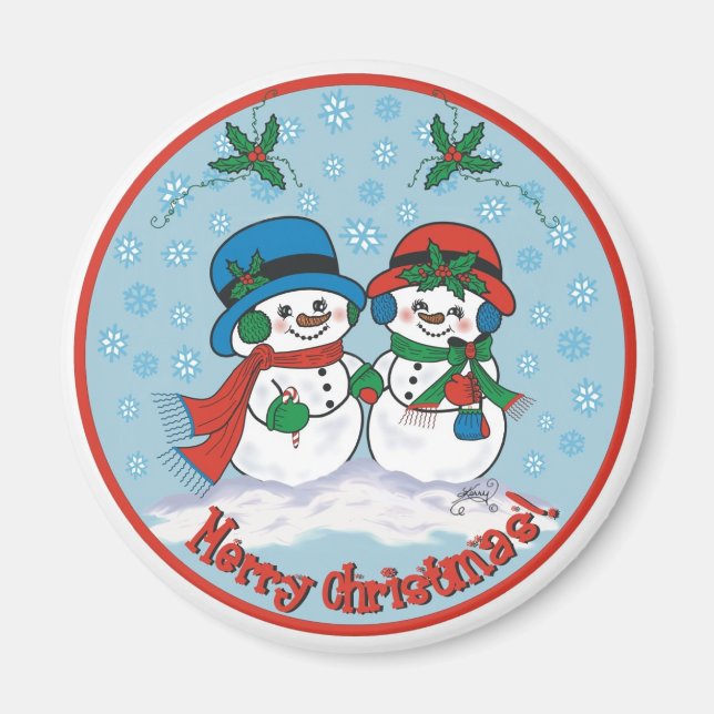 Snowman Magnet (Vorne)