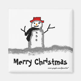 Snowman Magnet