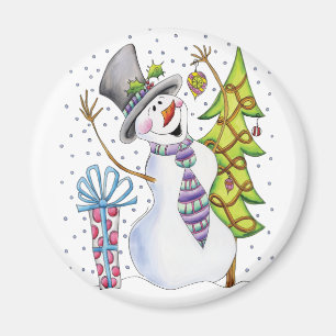 Snowman Magnet