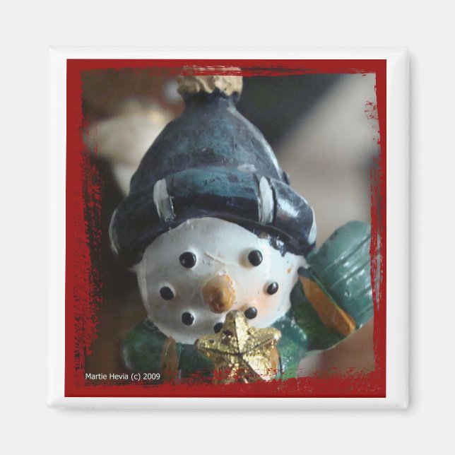 Snowman Magnet (Vorne)