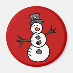 Snowman Magnet