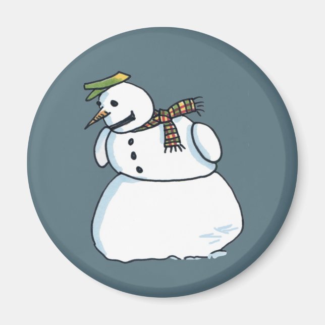Snowman-Magnet Magnet (Vorne)