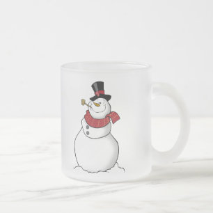 Snowman-mattierte Tasse
