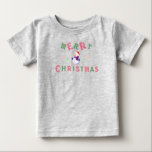 Snowman Merry Christmas Baby T - Shirt<br><div class="desc">festlich</div>