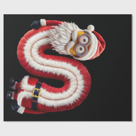 Snowman-Minion in der Form S Geschenkpapier