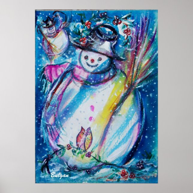 SNOWMAN MIT EIGENTUM POSTER (Vorne)