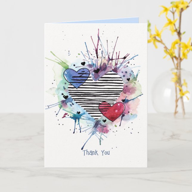 Snowman mit Geschenken in Aquarellkarte Karte (Gelbe Blume)