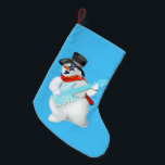 Snowman mit Gitarre Funny Weihnachtsweihnachtsmann Kleiner Weihnachtsstrumpf<br><div class="desc">Funny Christmas Strumpfs Snowman mit Gitarre - Anpassbar - oder Wählen / Fügen Sie Ihre Lieblings-Hintergrundfarben / Text! MIGNED-Maldesign</div>