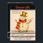 Snowman mit Top Hat Christmas Party Einladung<br><div class="desc">Dies ist die Saison für ein Party und jedes Jahr deines ist die beste! Karo aus dieser wunderschönen Snowman-Party Einladung und erleben Sie den Geist, sich zu unterhalten! Diese Karte wird Ihren Gast sicher begeistern, wenn er sie erhält, weil sie eine freundliche Stimmung mit einladendem Ambiente ist. Diese Karte bringt...</div>