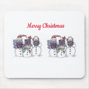 Snowman Mouse Pad Mousepad