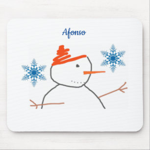 Snowman Mouse Pad Mousepad