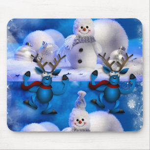 Snowman Mouse Pad Mousepad