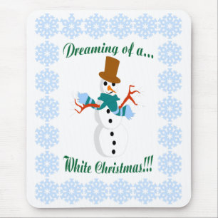 Snowman Mouse Pad Mousepad