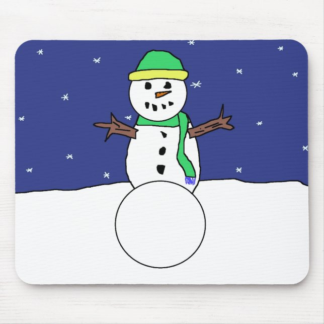 Snowman Mousepad (Vorne)