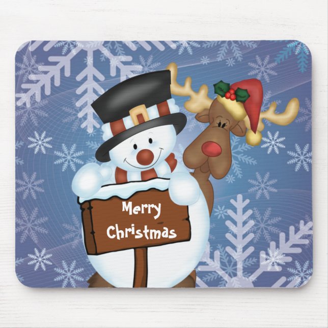 Snowman Mousepad (Vorne)