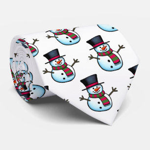 Snowman Neck Tie Krawatte