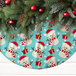 Snowman Niedlich Winter Holiday Weihnachtsmuster Polyester Weihnachtsbaumdecke<br><div class="desc">Snowman Niedlich Winterurlaub Weihnachten Muster gebürstetes Polyester Treppenhaus</div>