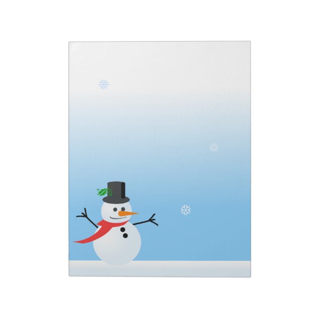 Snowman Notizblock (Rotiert)