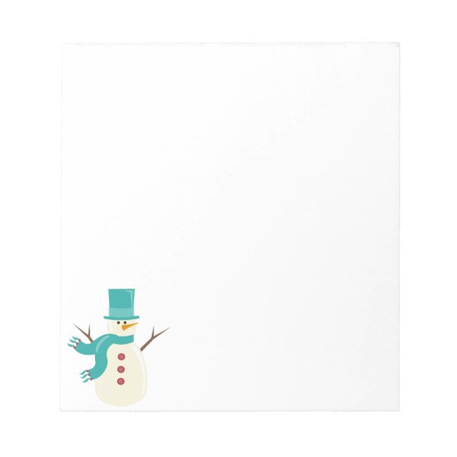 Snowman Notizblock (Vorderseite)
