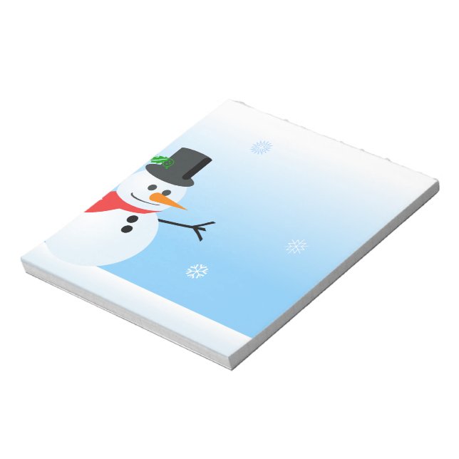 Snowman Notizblock (Rotiert)