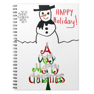 Snowman Notizblock