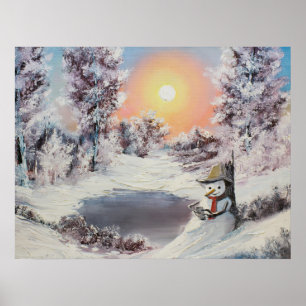 Snowman online poster