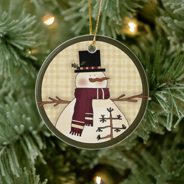 Snowman Ornament (Baum)
