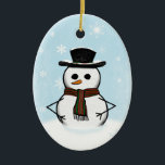 Snowman Ornament<br><div class="desc">Feierliche Schneemannsschmuck.</div>