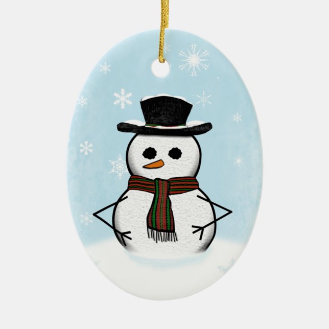 Snowman Ornament (Vorne)