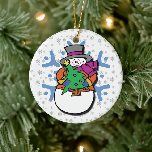 Snowman Ornament (Baum)