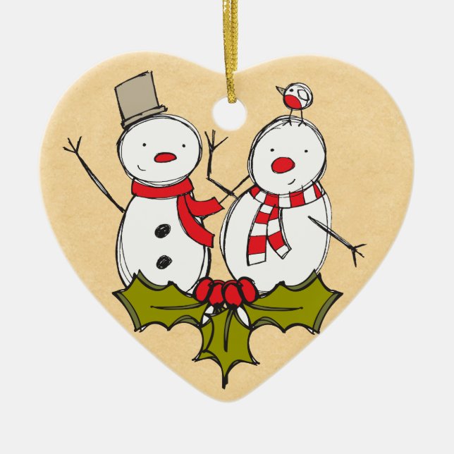 Snowman Ornament (Vorne)