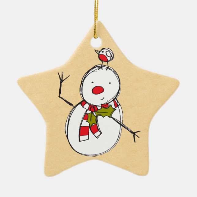 Snowman Ornament (Vorne)