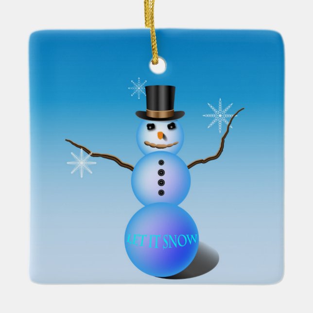 Snowman Ornament (Vorderseite)