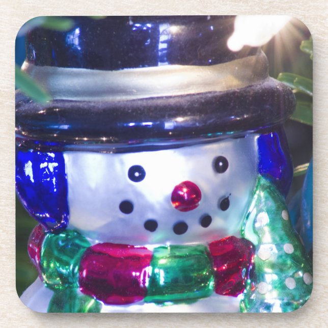 Snowman Ornament Untersetzer (Vorderseite)