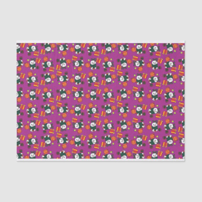 Snowman Pattern Seidenpapier (Vorderseite)