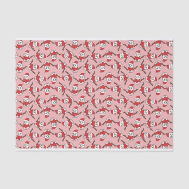 Snowman Pattern Seidenpapier (Vorderseite)