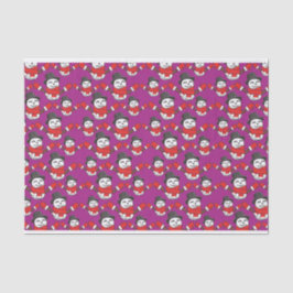 Snowman Pattern Seidenpapier