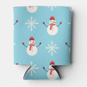 Snowman Pattern, Weihnachtsgeschenke Dosenkühler