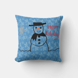 Snowman Pillow Kissen