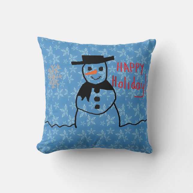 Snowman Pillow Kissen (Vorderseite)