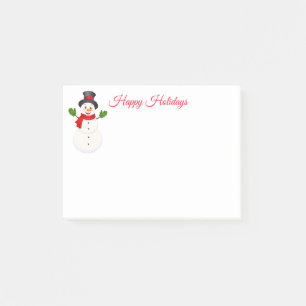 Snowman Post it Notes Post-it Klebezettel