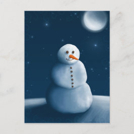 Snowman Postkarte