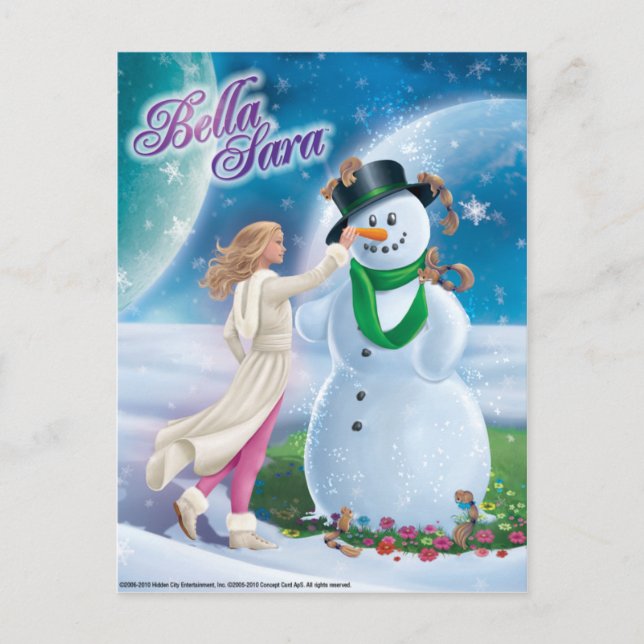 Snowman Postkarte (Vorderseite)