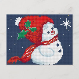 Snowman Postkarte
